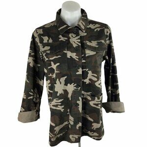 Sanctuary Camo Shaket Military Utility Jacket